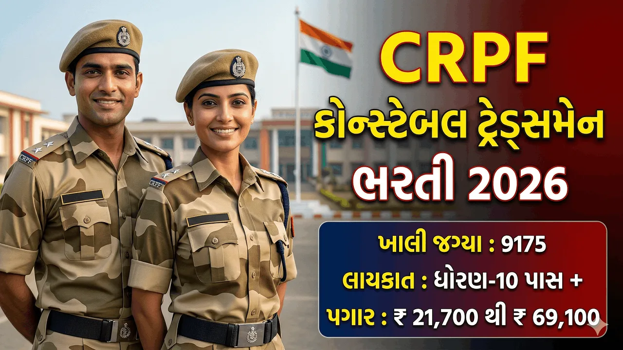 CRPF Constable Tradesman Recruitment 2026